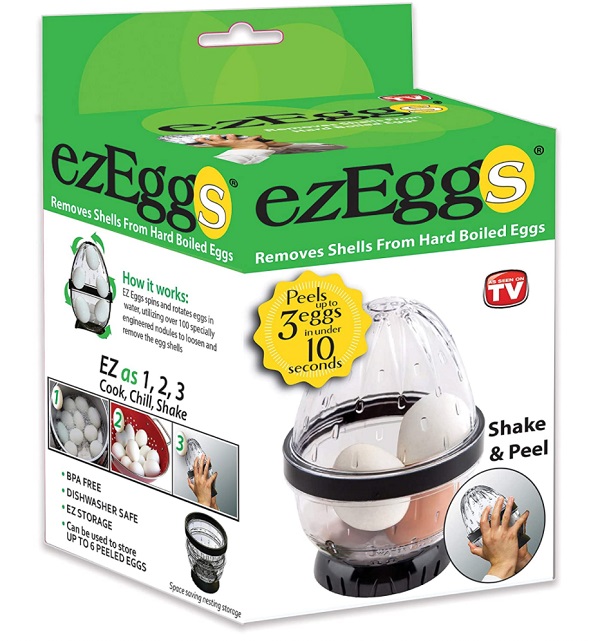 EZ EGGS Hard Boiled Egg Peeler
