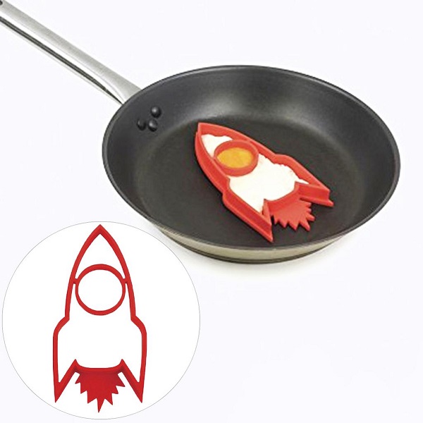 Silicone Rocket Shaped Fried Egg Mould