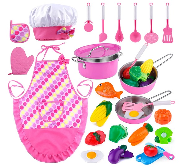 Kids Chef Role Play Cooking Set