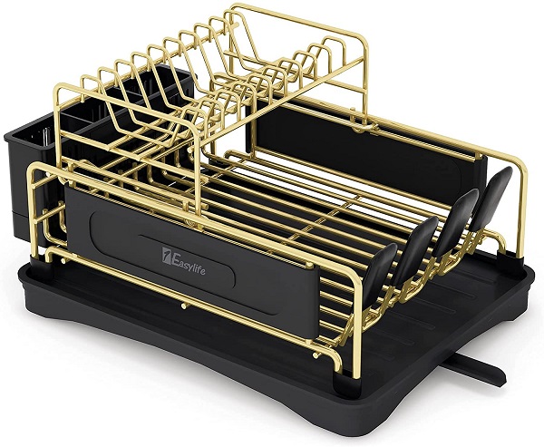 1Easylife 2-Tier Compact Kitchen Dish Rack