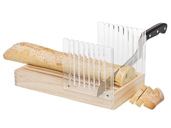 Mrs Anderson's Baking Bread Cutter Slicing Guide with Crumb Catcher