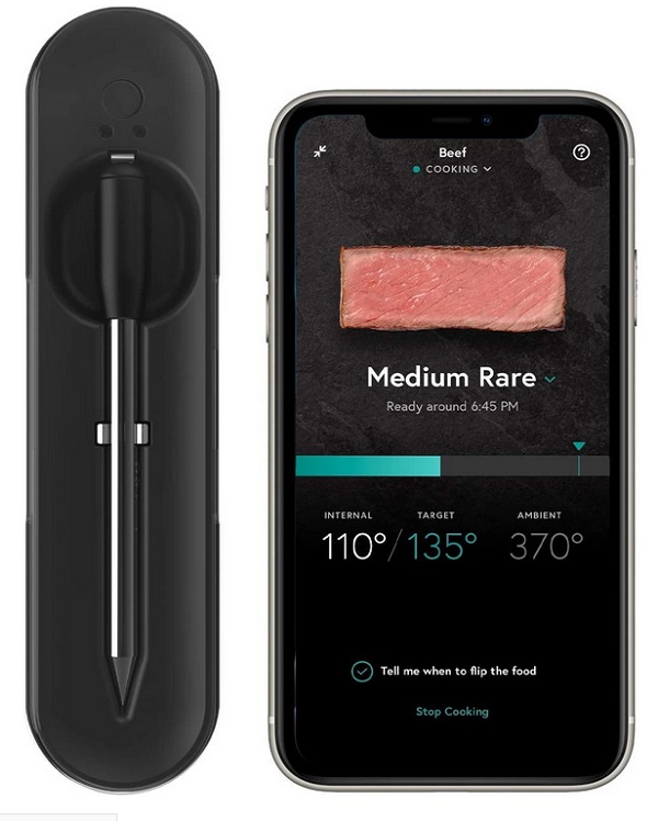 Yummly YTE000W5KB Wireless Smart Meat Thermometer