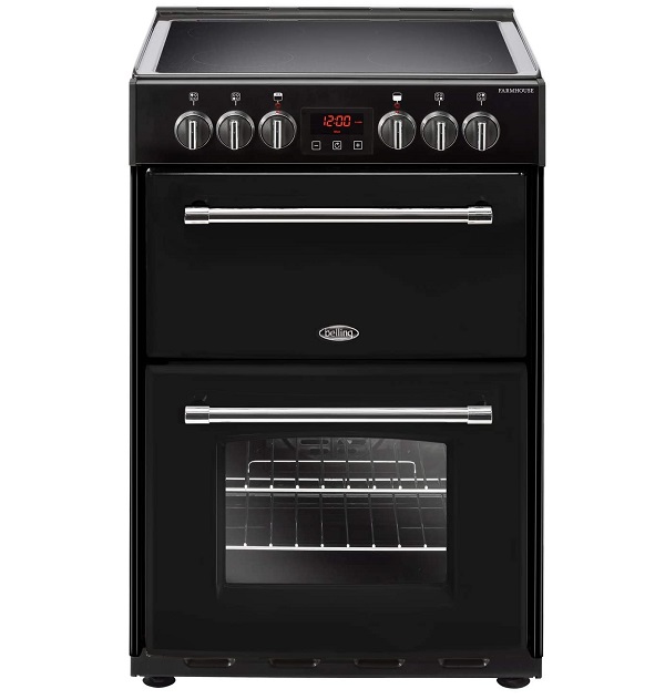 Belling Farmhouse 60E 60cm Double Oven Electric Cooker With Ceramic Hob