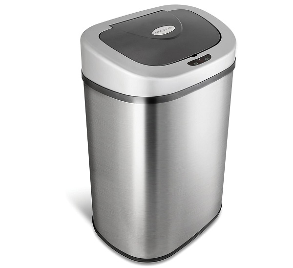 NINESTARS Automatic Touchless Kitchen Trash Can