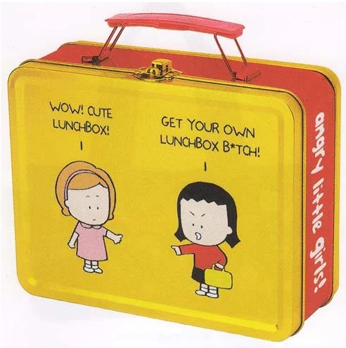 Angry Little Girls Tin Lunchbox