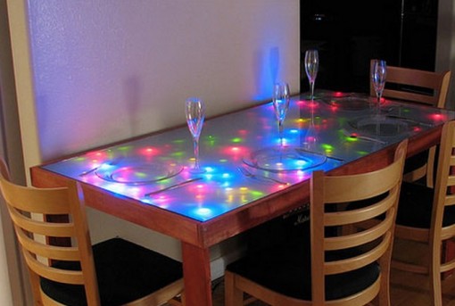 Interactive LED Dining Table