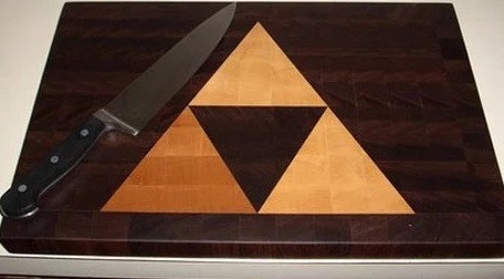 Triforce chopping board