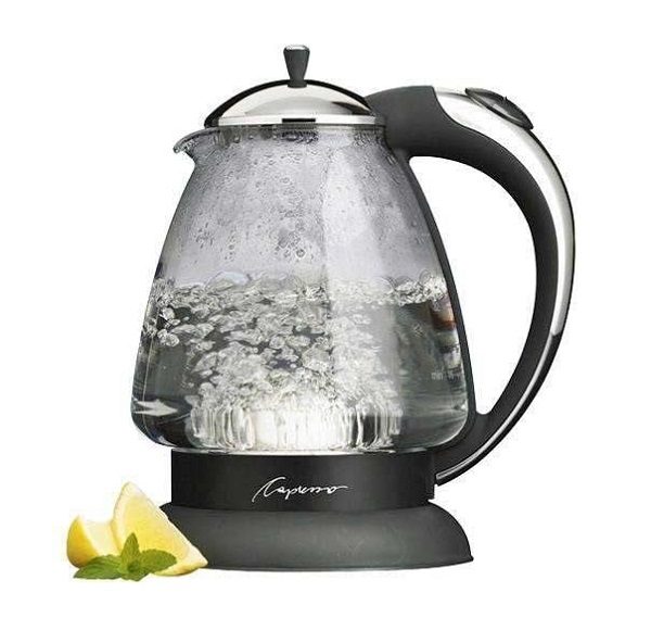 Capresso 259 H2O Plus Glass Water Kettle (4.5 minutes - 6 cups)