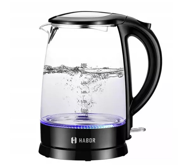 Habor 1500W Electric Kettle (2 minutes - 3 cups)