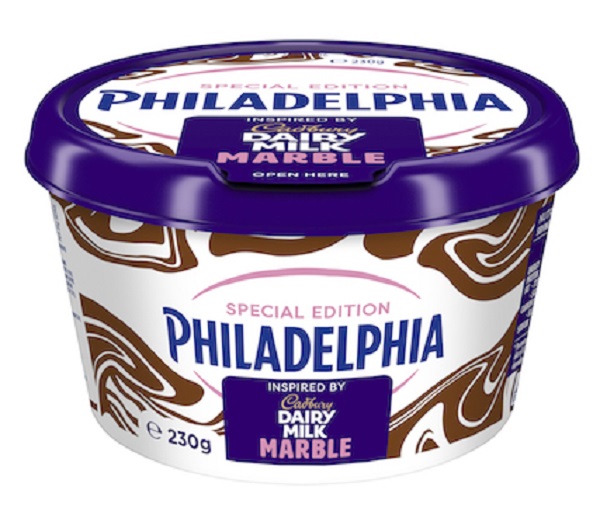 Philadelphia Cadburys' Dairy Milk Marble Chocolate Soft Cheese