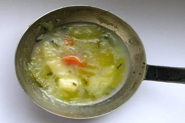 Ogórkowa (sour cucumber soup)