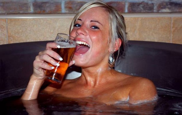 Use Beer to Take a Bath