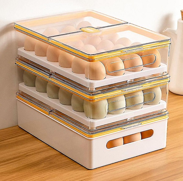 Oigco Transparent Egg Box With Lid