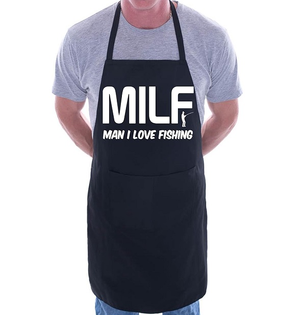"MILF Man I Love Fishing" Cooking Apron