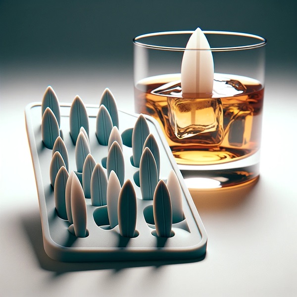 Surfboard Shaped Silicon Ice-cube Tray