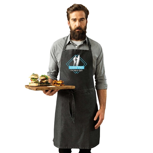 "Surfing Is My Choice" Kitchen Apron
