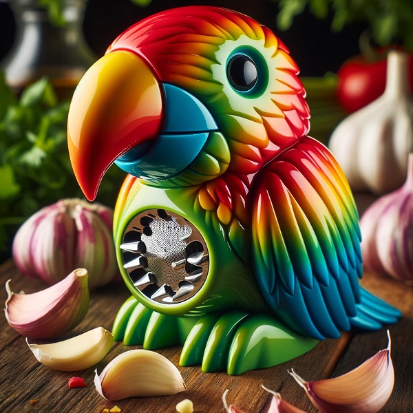 Parrot Garlic Crusher