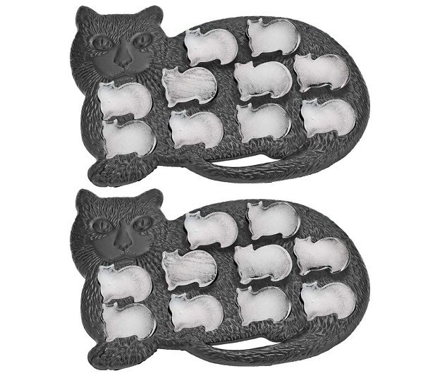 Cat Shaped Ice Cube Tray (Two Pack)