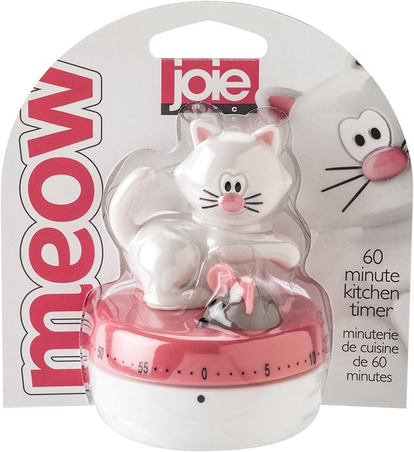 Joie Meow Cat Mechanical Kitchen Timer