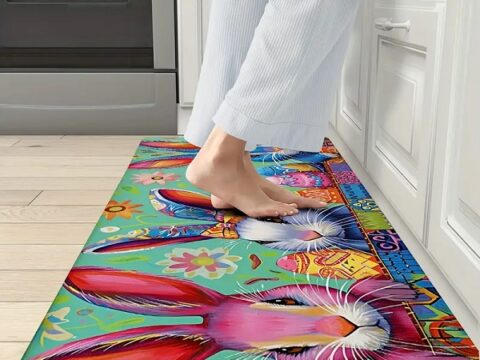 Ten Easter-Themed Kitchen Rugs Worth Buying