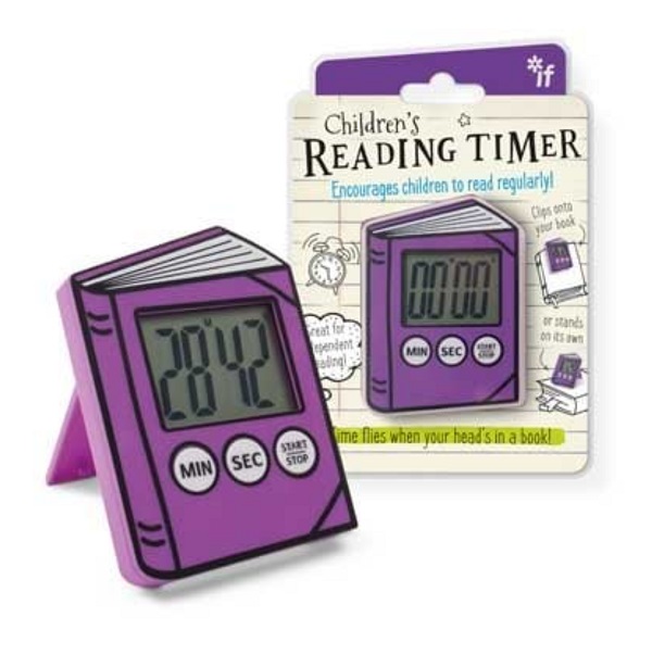 Book Shaped Purple Kitchen Timer