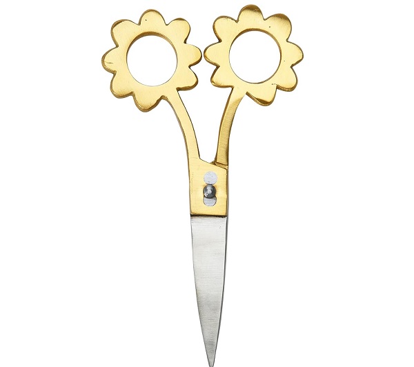 Creative Co-Op Flower-Shaped Kitchen Scissors