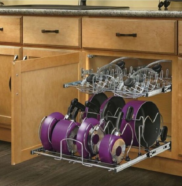 2-tier Pull-out Kitchenware Divider