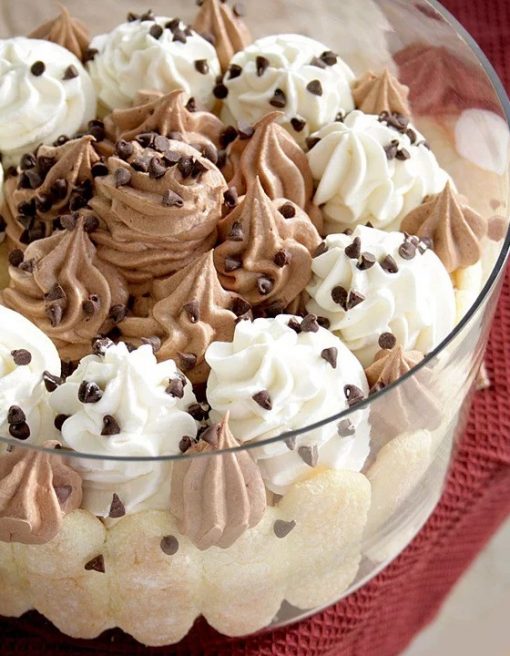 Chocolate Charlotte Russe Trifle